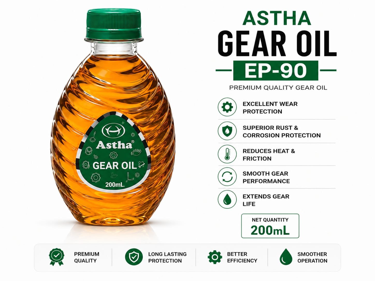 Lub Gear Oil 250 ml (EP-90W140)
